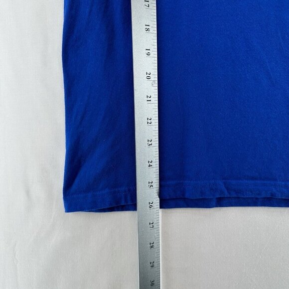 The Nike Tee Shirt Youth Size L Blue Short Sleeve Los Angeles Dodgers Logo - Picture 8 of 10